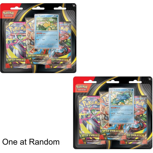 Trading Card Gamemega Evolution 3 Pack Blisters (One at Random)